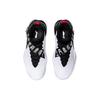 Li Ning CF Cushioning Slip Resistant Abrasion Resistant Mid top Vintage Basketball Shoes Black White ABAP111-1