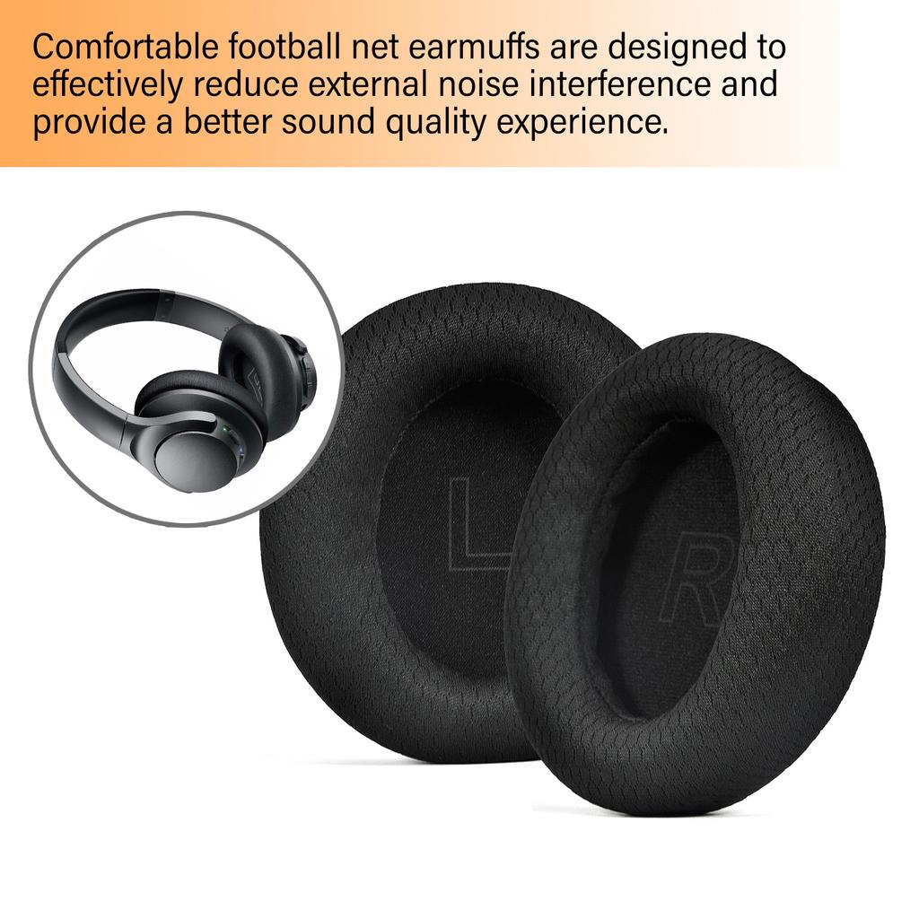 Elastics Earphone Ear Pads for Soundcore Life Q30/Q35 BT Headphones Ear Cushions Improve Sound Quality and Comfort