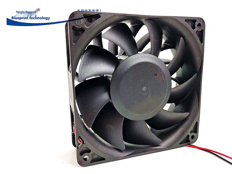 High-Performance 120mm Double Ball Bearing 24V Cooling Fan PEAD2A238BH