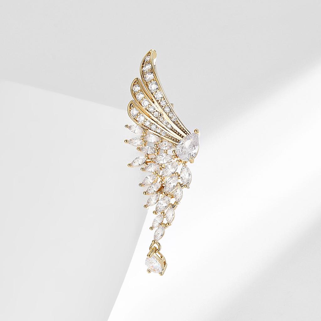 Senior Brooches Flower Leaf Brooch Pins for Women Suit Pendant Fashion Brooches Jewelry