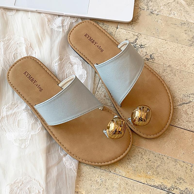 Fashion Flats Women Clip Toe Slippers Summer Casual Shoes Fashion Woman Sandals 2025 New Trend Brand Walking Cozy Beach Zapatillas Mujer