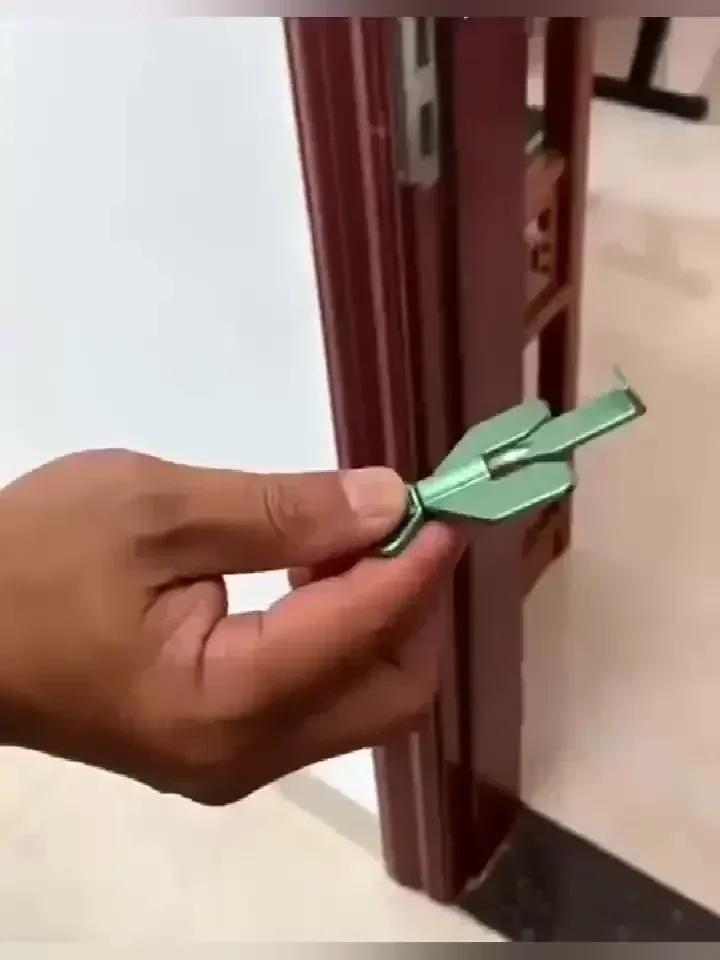 New Lock Stoppers Hotel Door Jammer Door Lock Security for Travel Heavy Duty Portable Door Home Security Lock Latch Device Apart
