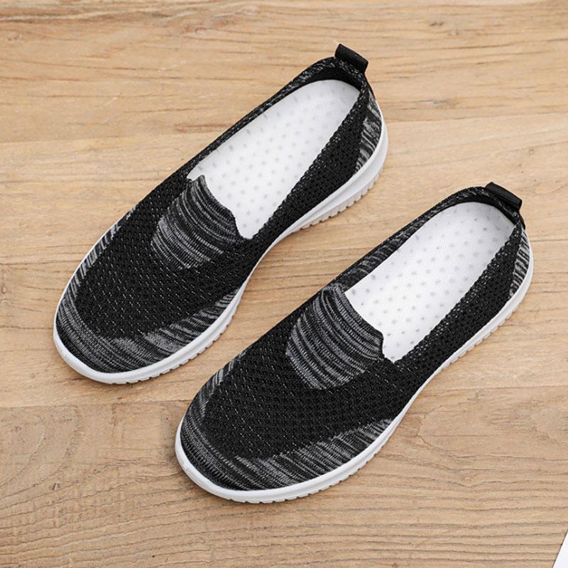 New  Fashion Women 'S Platform Loafers Comfortable Female Slip On Shoes Woman Flats Nurse Sneakers Lady Creepers Shoes