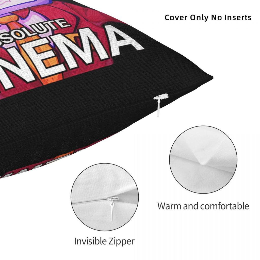Cinema Tenna Deltarune Printing Pillowcase Cushion Cover Pillow Covers Warm Home Decoration Zippered Multiple Sizes