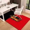 Belgium Football Crest Emblem Area Rug Office rug, Chair Rug, Decor Carpet Livingroom bedroom Mat, Large Size Fan gifts Christmas gifts