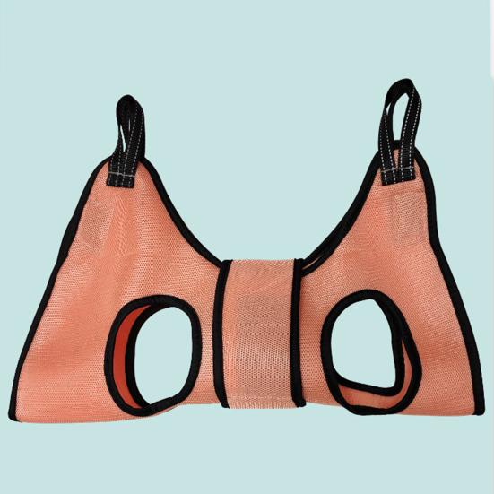 Pet Grooming Hammock Breathable Mesh Dog Grooming Sling Cat Restraint Hammock with Security Strap for Small Medium Dogs Cats Nail