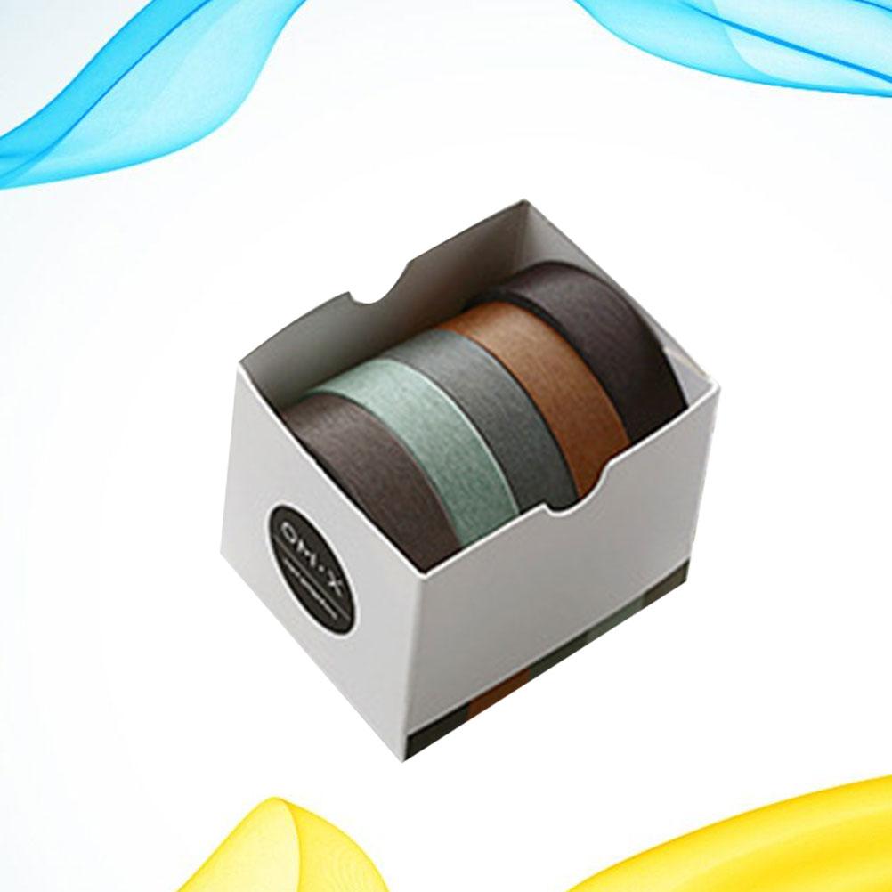 

5 PCS Photo Album Tape Gift Wrapping Decoration Washi Creative Paper DIY Hand Account