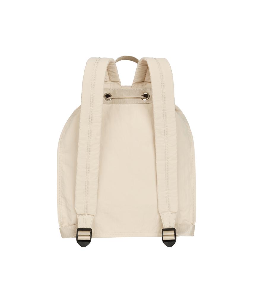 Lmr Floral Logo Light Two-Pocket Backpack Cream