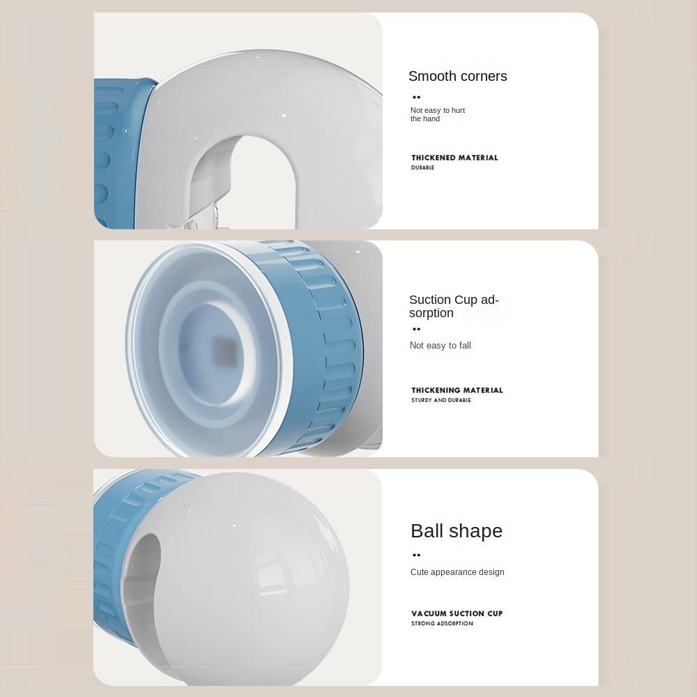 Wall-mounted Toothbrush Holder with Cover Waterproof Toothpaste Hanger Rack Bathroom