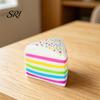 Simulated Cake Toy Squeeze Anxiety Relief Slow Rising Rainbow Stress Reducer Portable Fake Food Decompression Tools Fidget