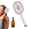 Steam Hair Straightener Brush Rechargeable Detangling Comb Built-in Oil Measuring Cup Professional Smoothing Steam Styling Brush