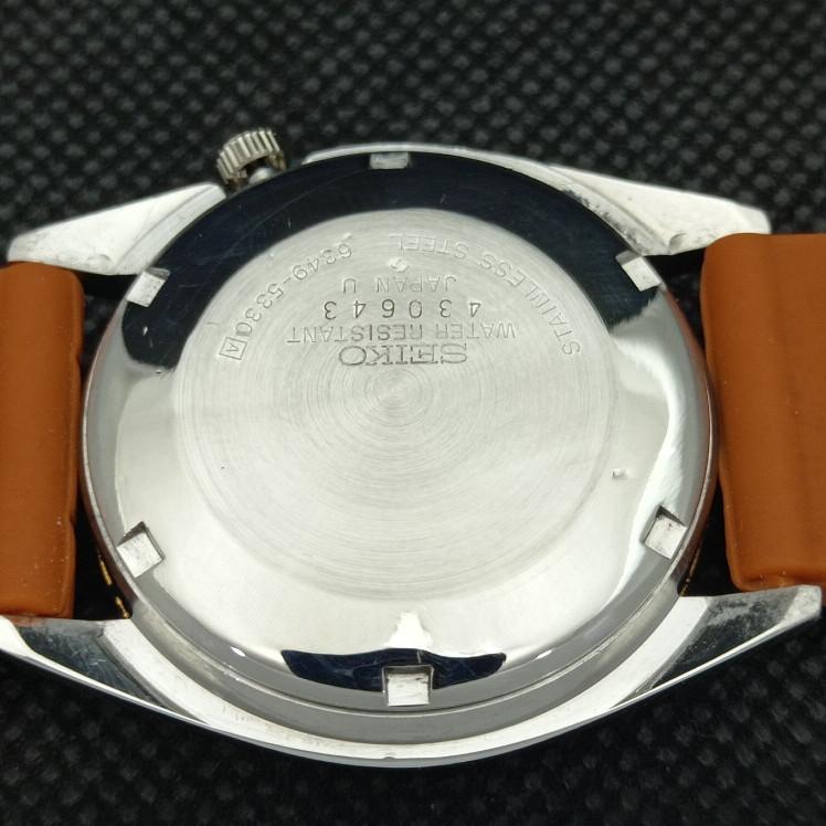 USED RARE VINTAGE SEIKO 5 AUTO 7009A JAPAN MENS ORIGINAL DIAL WATCH A413433-2 SKU621a-a413433