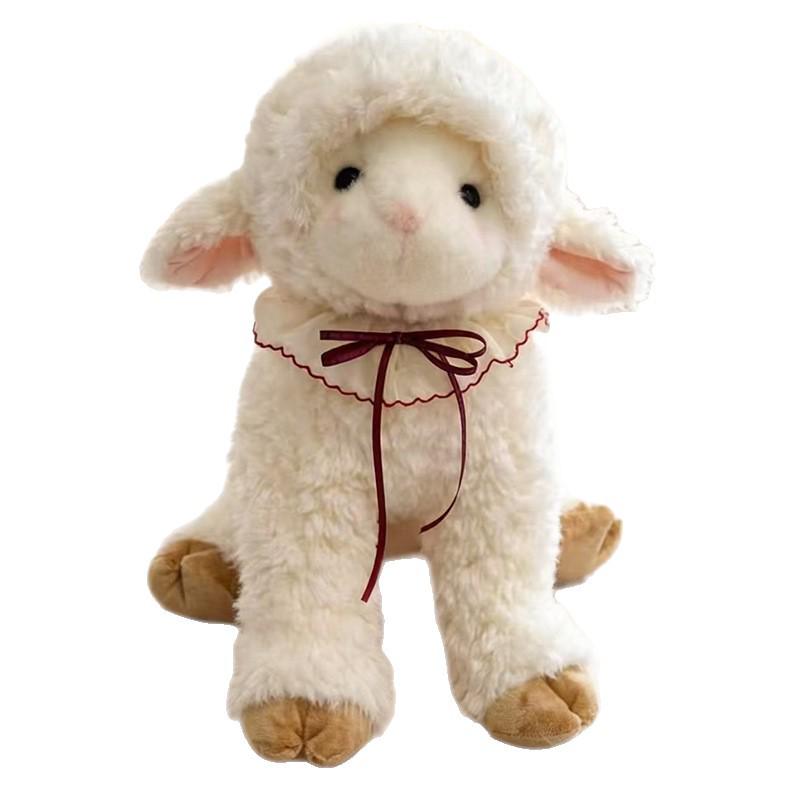 Cute Lamb Plush Backpack - Adorable Sheep Shoulder Bag Gift for Girls