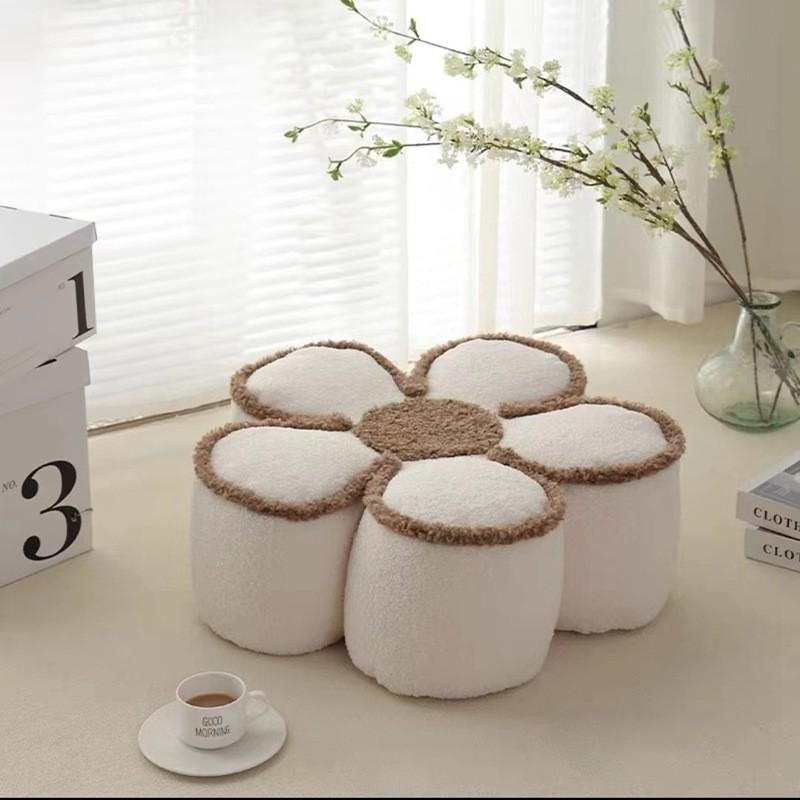 Plush Toy Flower Fluffy Floor Cushion Filling Living Room Decor Girl Kid Doll