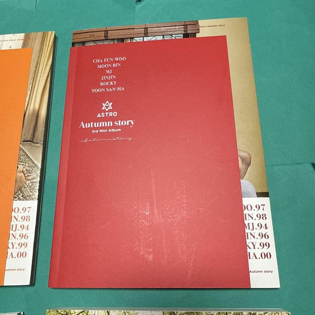 [USED] ASTRO Four Seasons Album Cha Eunwoo Trading Card ID Photo Eunwoo Spring