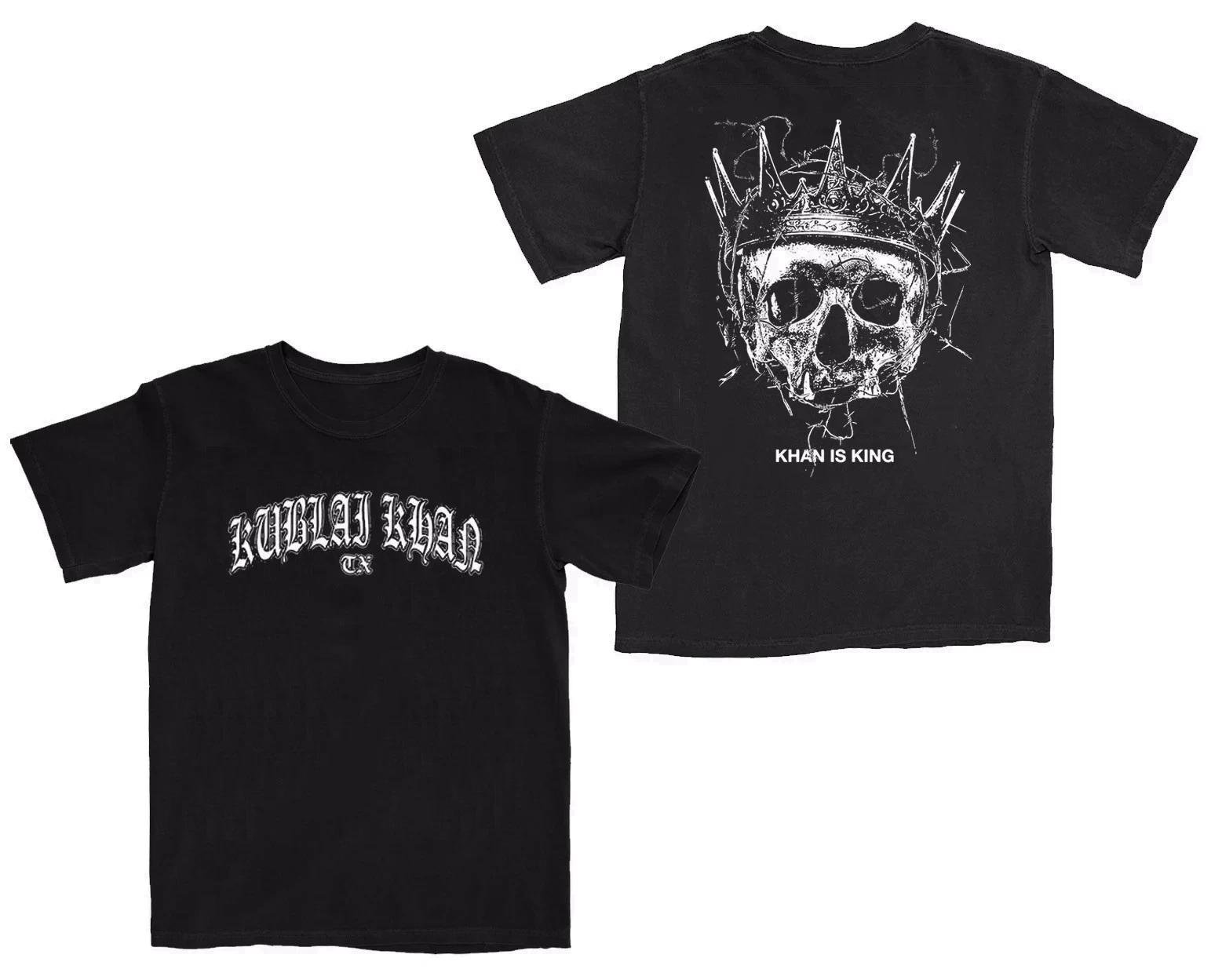 Kublai Khan TX T-Shirt Khan Is King T-T-Shirt Short Sleeve Unisex, Gift for Fan. L