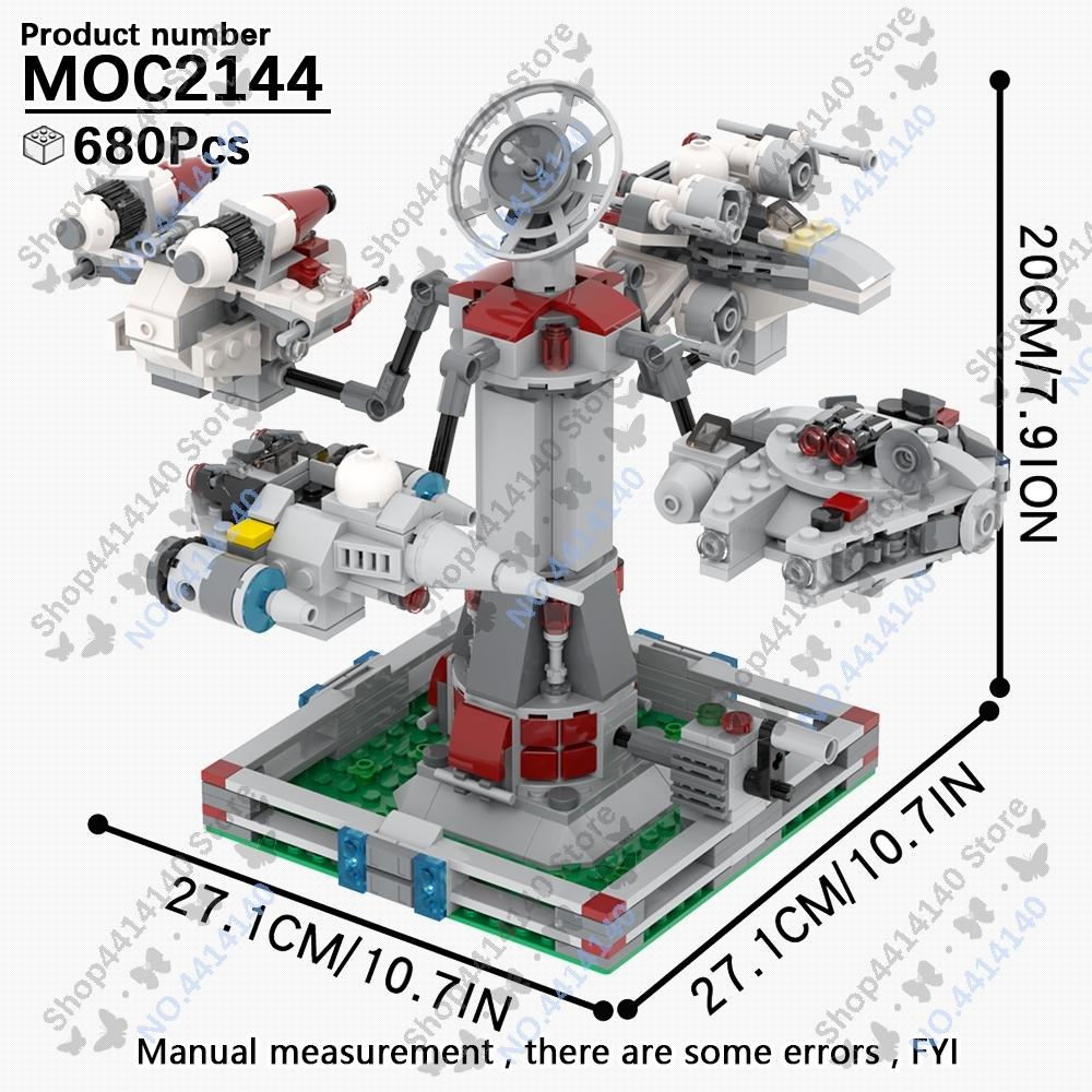 MOOXI Space Wars Movie Throne Military Conference Room Scenario Model Building Block DIY Diorama Bricks For Kids Montessori Toys