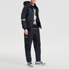 Li Ning Basketball Series Casual Short Hooded Down Jacket Winter Men Jackets Black AYMQ095-4