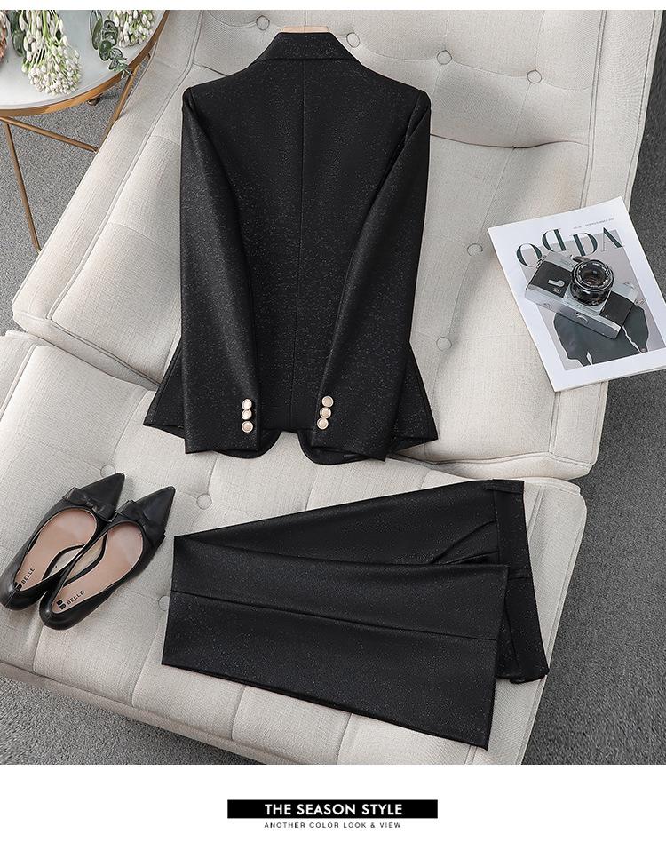 Women's Pink Slim Fit Professional Suit - Spring/Autumn 2026 High-End Formal Wear