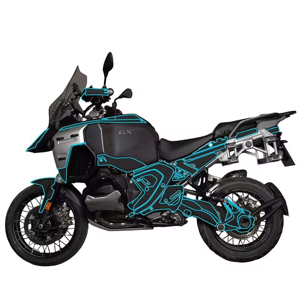 R1300GS ADVENTURE Paint Protection Stickers for BMW R 1300 GSADV Complete Thickened Frosted Protection Stickers R1300GS ADV