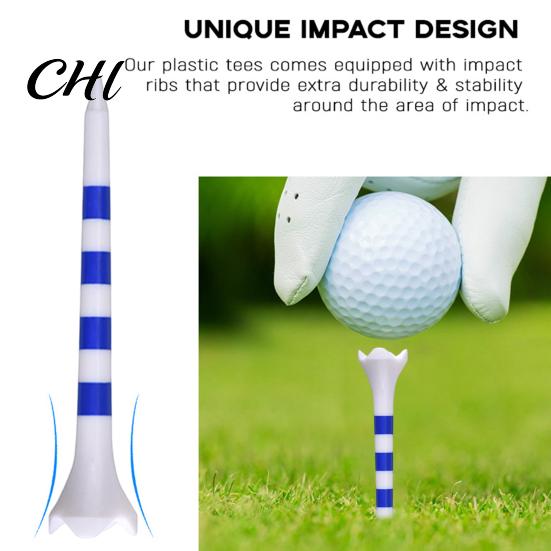 Picchetti da Golf Stabili 20 Pezzi Alta Stabilità Bassa Frizione Indistruttibili Installazione Semplice Strumenti Corti per l'Allenamento Strumento