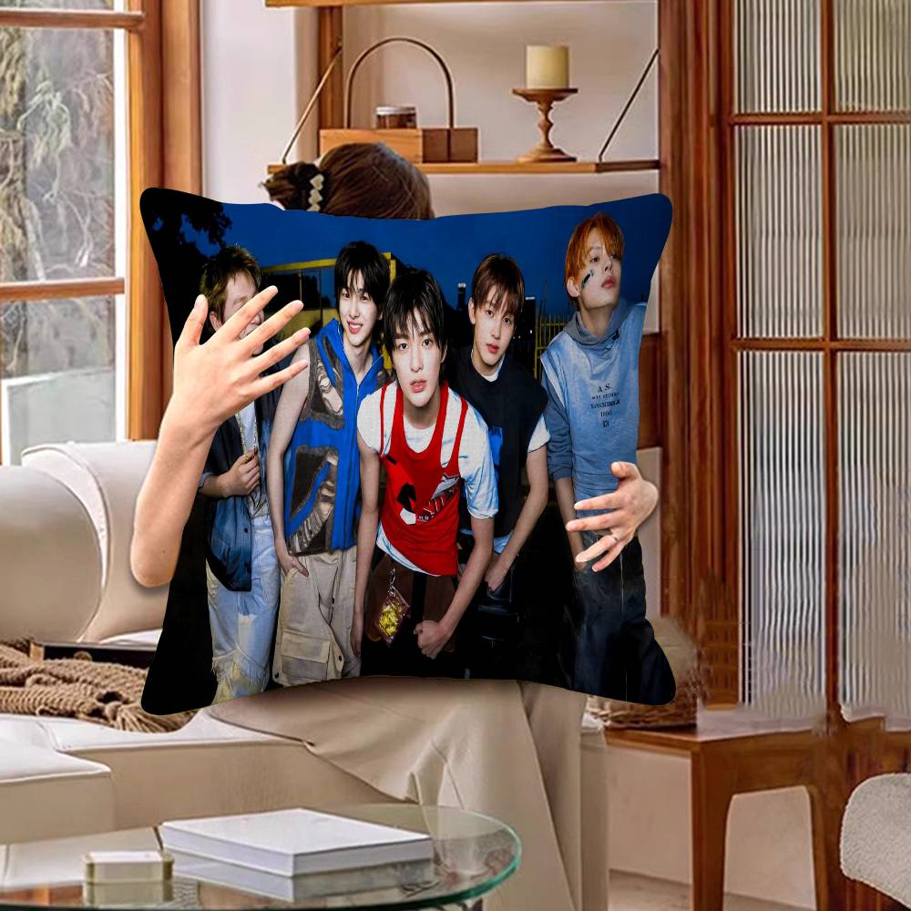 Kpop CORTIS Pillow Cover For Bedroom Room And Living Room Sofa Decorative Cushion Cover