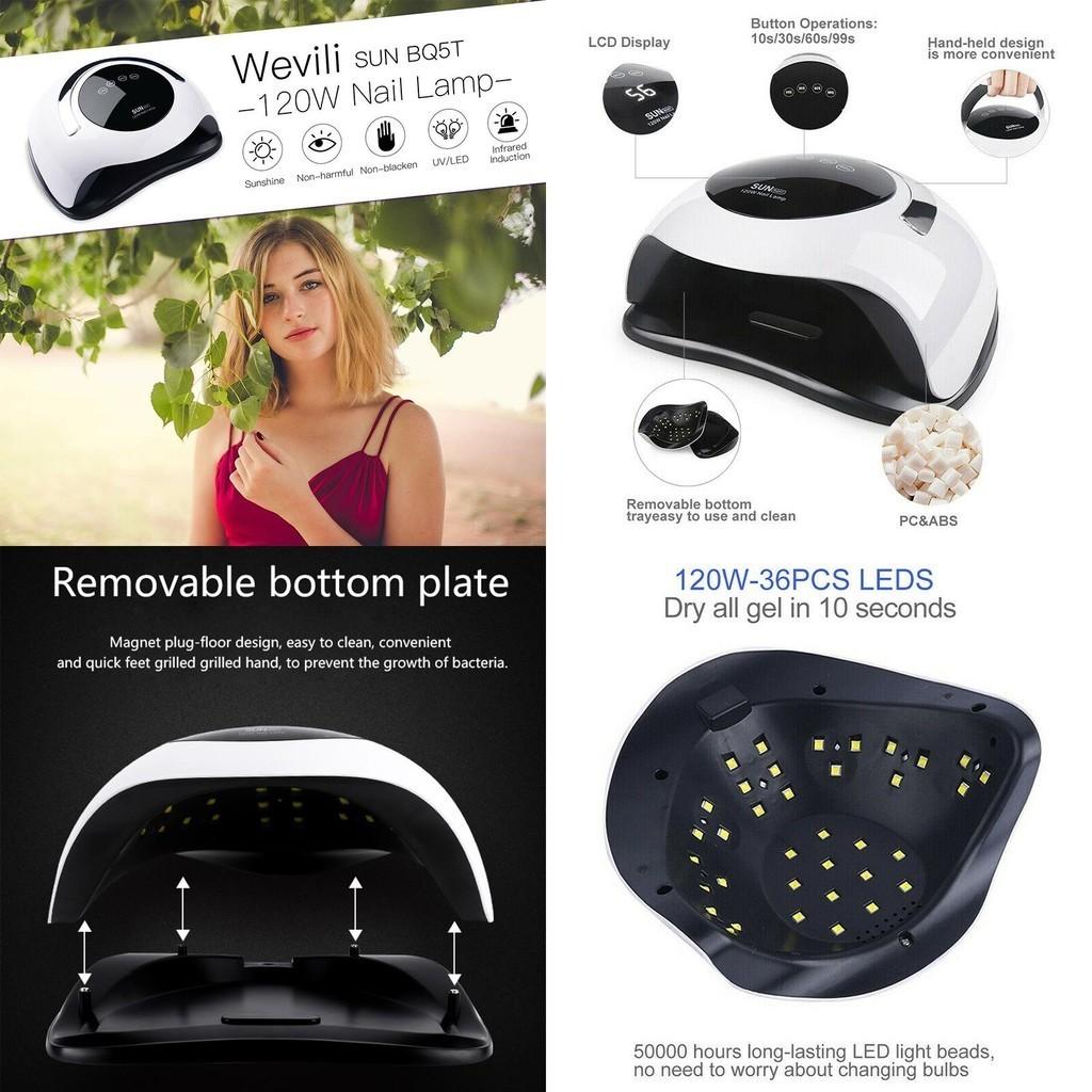 Advanced Portable 120w High Power Nail Dryer For Quick And Even Gel Curing