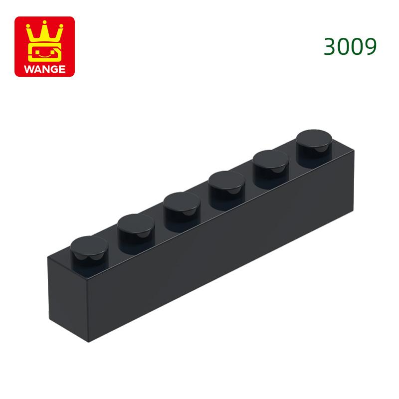 Non-Toxic 42 Pcs/Lot 3009 1X6 Dots High Basic Building Blocks Accessories Compatible With Bricks Diy Children Toys Assembly Gift Box