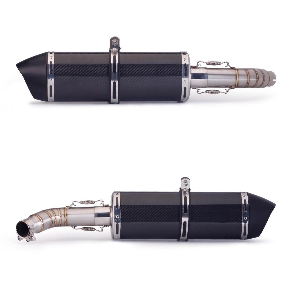 SV650 Stainless Steel Exhaust and Muffler Kit for Motorcycles - Easy Installation