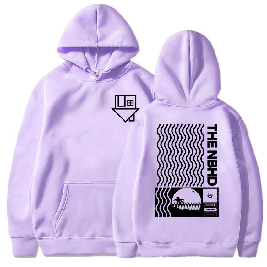 Album Wiped Out Printing Hoodies NBHD The Neighbourhood Band Sweatshirts LongSleeve Hooded Pullovers Women Men Clothes Sudaderas
