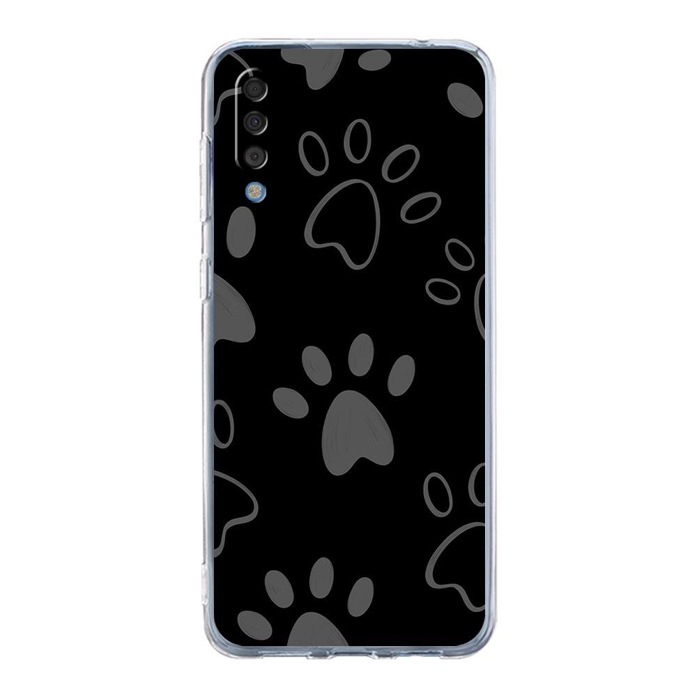 Phone Case For Samsung A56 A36 A26 A16 A14 A12 A22 A32 5G A34 A42 A52 A54 A50 A70 A72 A40 A20E A20S A04S A06 Cover Dog Paw