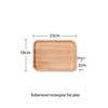 Rubber Wood Rectangular Serving Plate