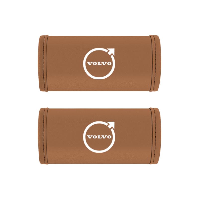 2Pcs Car Anti Slip Pull Glove Leather Handle Protector Cover For Volvo XC90 V90 V60 XC60 V40 EC40 EX40 S80 S60 S90 C40 XC40 V70