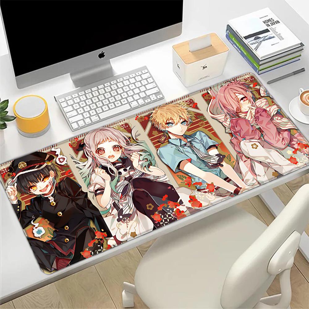 Toiletbound Hanakokun Mousepad HD Printing Computer Gamers Locking Edge Nonslip Mouse Pad XXLxcm Keyboard PC Desk Pad