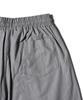 GAKKAI UNIONS Linen Single-Pleat Wide Elastic Waist Pants Gray