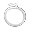 Trendy Hip-Hop Style Geometric Box Chain Layered Imitation Pearl Double Layer Necklace Fashionable Personality Men's Necklace
