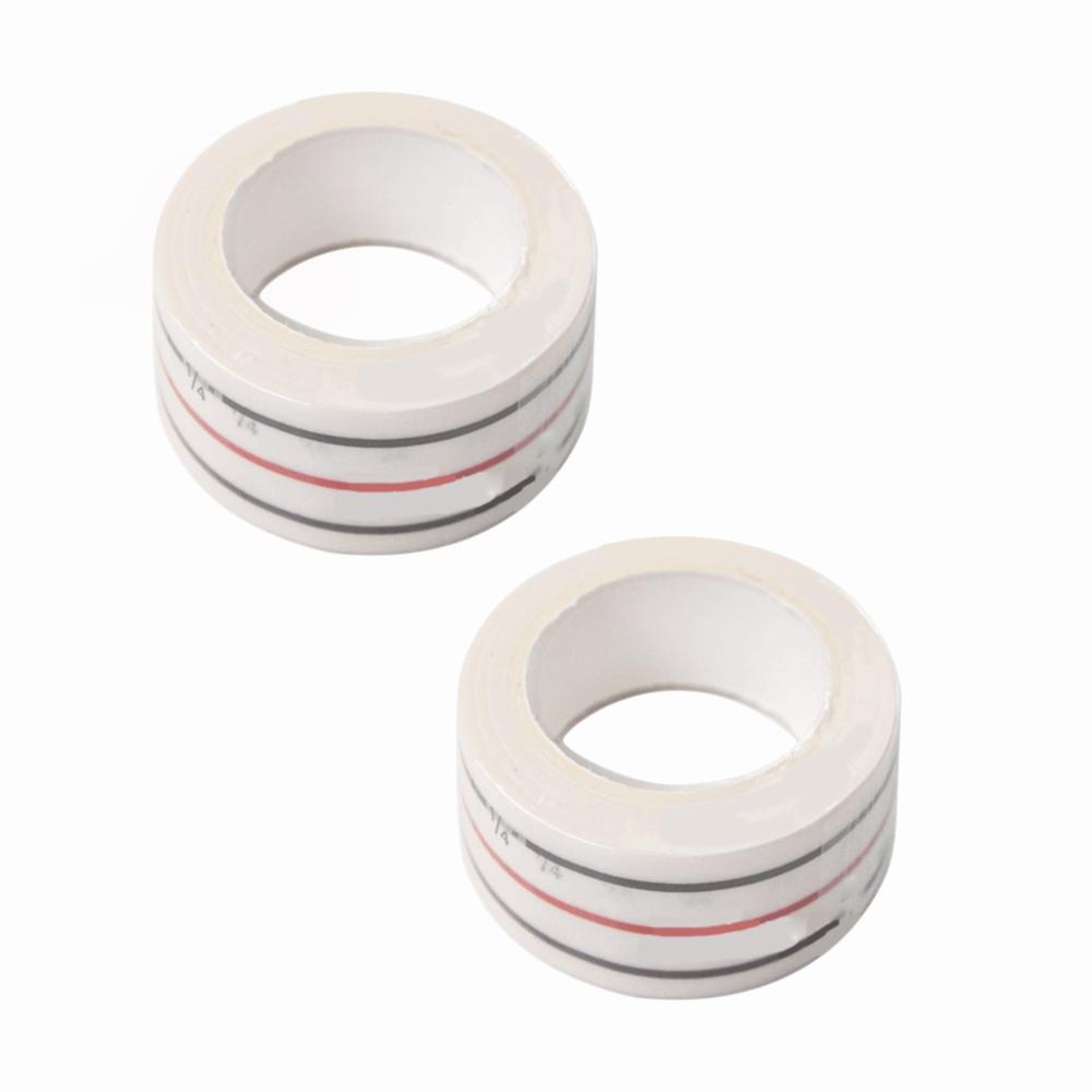 2Pcs Paper Diagonal Seam Tape Self-Adhesive Quilting Stitching Tape For Sewing Machine