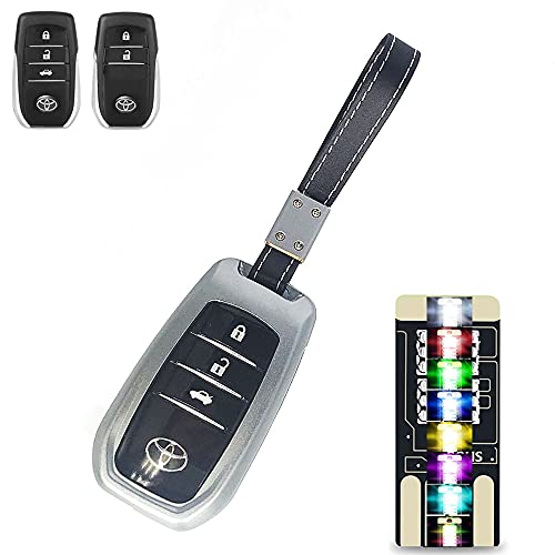 

Toyota Key Case Alloy Toyota Smart Key Case Key Holder Toyota Key Cover New Harrier 2 Key Holders 80 Series Hilux GUN125 Land Cruiser 200 Series