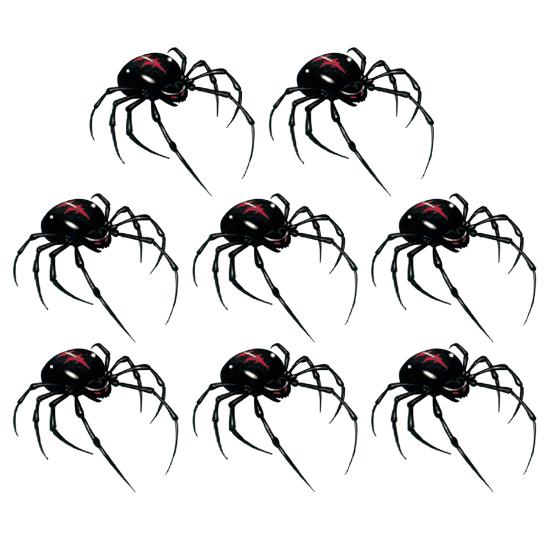 3D Spider Temporary Tattoo Stickers Waterproof Body Art for Neck Arm Back Realistic Spider Tattoo Stickers for Halloween Parties