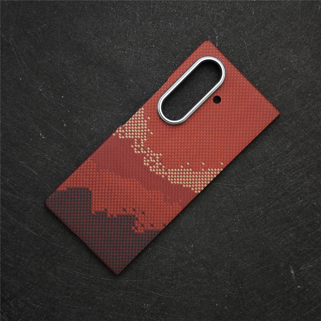 Suitable for Samsung Zfold7 Kevlar Mobile Phone Case Samsung Z Fold7 Folding Ultra Thin Magnetic Protective Case