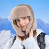 Cold-proof Plush Ear Protection Hat Windproof Ski Hat Fashion Cycling Warm Hat  For Women Men