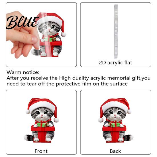 Festive Home Decor 24 Days 2026 Cat Hat Kitten with Santa Advent Calendar Christmas Countdown