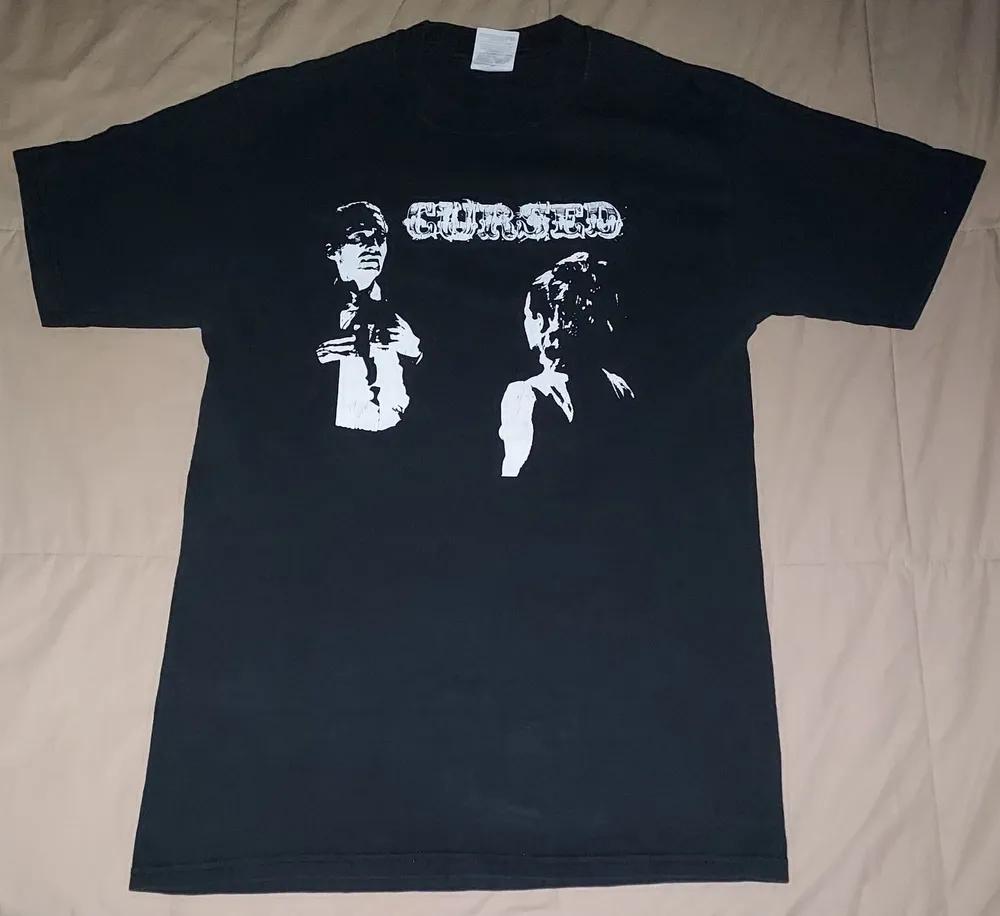 Unisex Short Sleeve Crew Neck Cotton T Shirt Cursed S