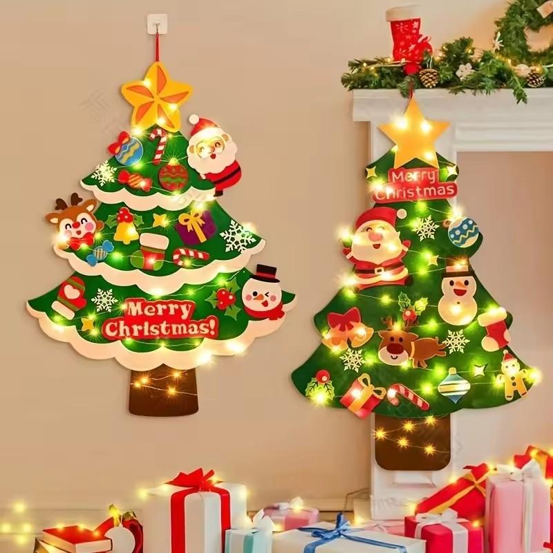 DIY handmade felt Christmas tree children's toy material package