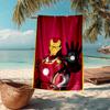 Ultra-Soft Beach Towel with Iron-Man Theme,Ideal for Pool - Camping, Diving - Perfect Travel Essential, Vibrant Beach Towel.