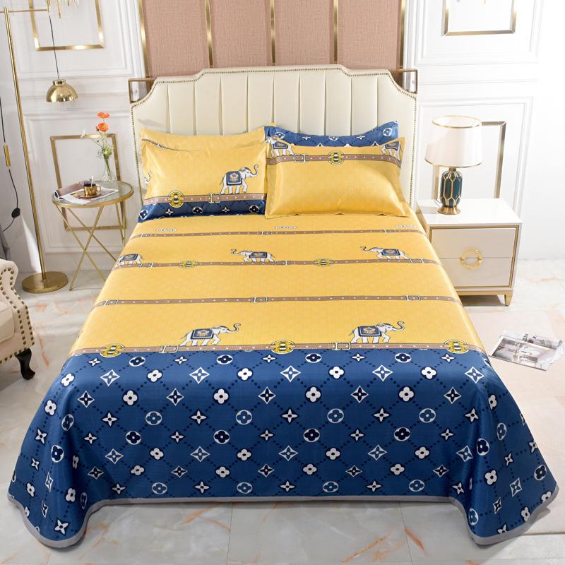 Eisseidenmatte Dreiteiliges Set Maschinenwaschbare Faltmatte Sommer Klimaanlagenmatte Haushalts-Rattanmatte Bettzeug