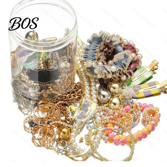 Assortimento di Gioielli Metallici Vaso Misterioso per Donne, Set Sorpresa Vintage, Esperienza di Unboxing Casuale Scatola Mista con Collane, Orecchini, Anelli,