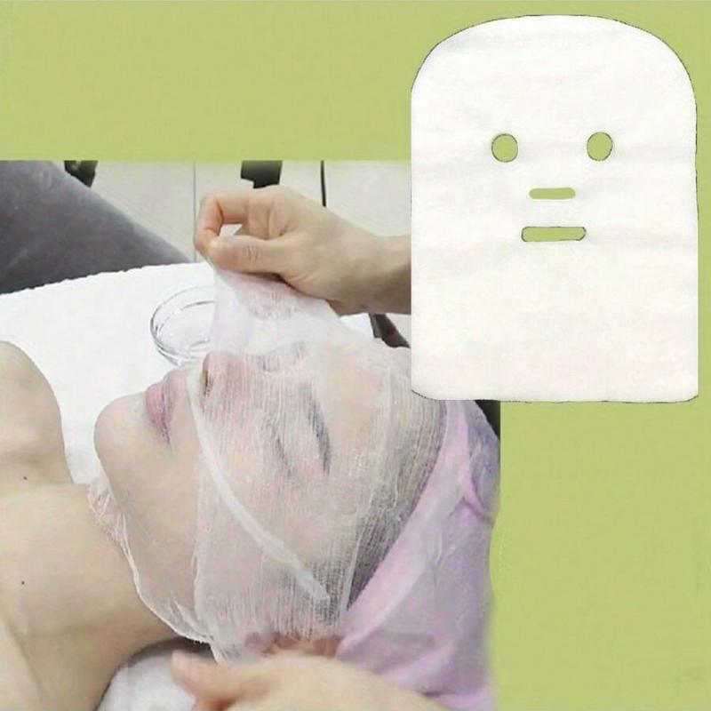 100 Stück Hautpflege Gaze Gesichtsmasken Tuch, Weiche Maskenpulver Schönheits Gaze Pads