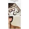 Vintage Flocked Round Hoop Earrings Simple Versatile Fashion Jewelry For Women