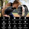 Smartwatch, kabelloses Telefonieren / Wählen, Multi-Sport-Modus, Anruferinnerung und -ablehnung, SMS-Erinnerung, für iPhone/Android